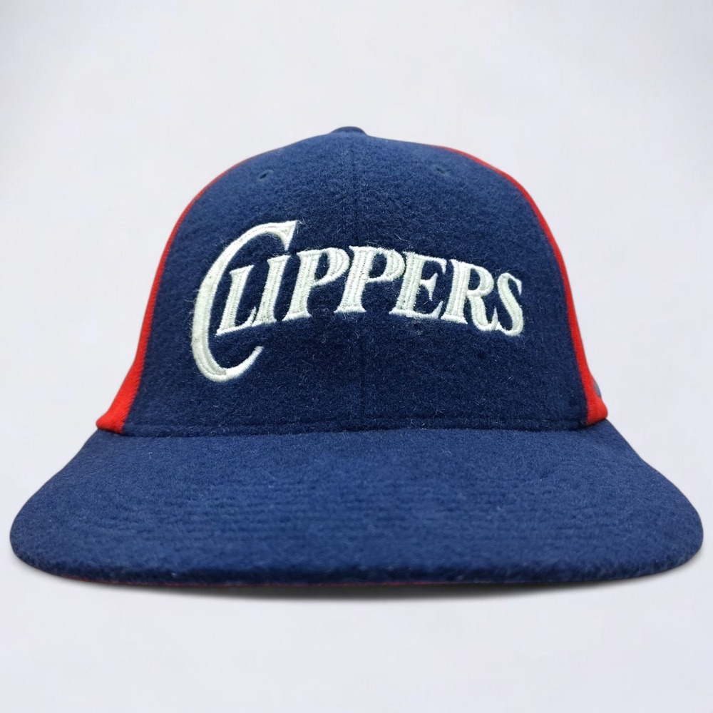 Vintage Los Angeles Clippers Hat Cap Fitted Nike 7-3/8 thru 7-5/8 Wool Blend NBA